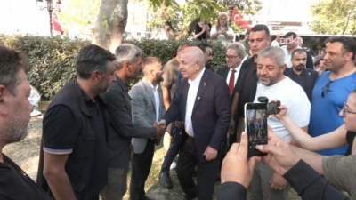 Zafer Partisi Genel Başkanı Ümit Özdağ, er şehit yakınları ve gazilerin