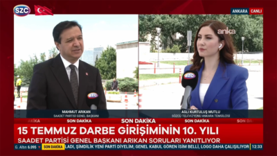 Saadet Partisi Genel Başkanı Mahmut Arıkan, "10 yıl sonra, bu