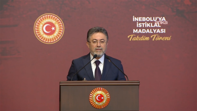 İnebolu'ya ikinci İstiklal Madalyası, TBMM'de düzenlenen törenle verildi. İnebolu'ya ilk