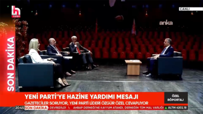 YENİ Parti Genel Başkanı Özgür Özel, “Siz bir siyasi parti olarak