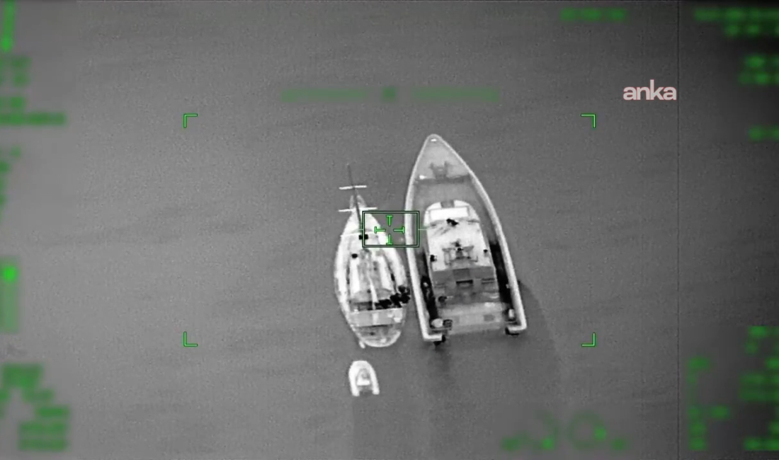 İçişleri Bakanlığı, Muğla’nın Bodrum ilçesi açıklarında düzenlenen operasyonda 67 düzensiz