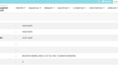 Manisa Milletvekili Özgür Özel'in Genel Başkanı olduğu YENİ Parti, Yargıtay