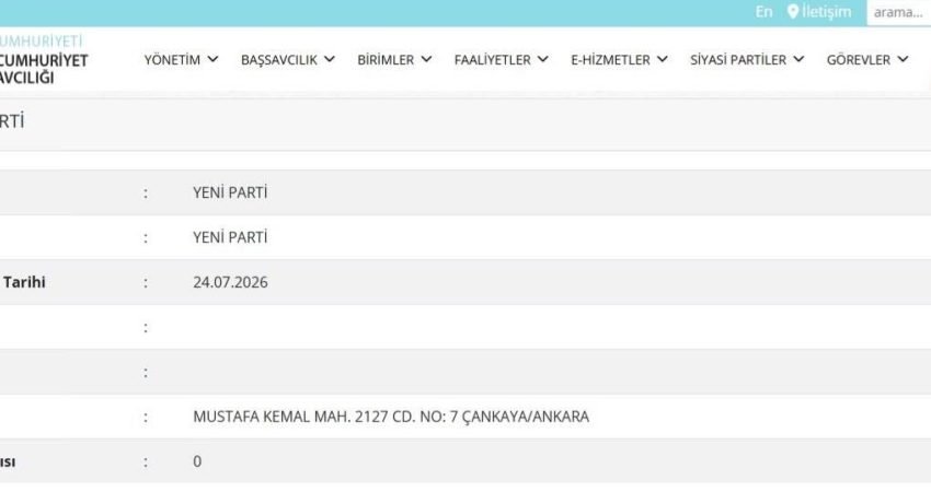 Manisa Milletvekili Özgür Özel'in Genel Başkanı olduğu YENİ Parti, Yargıtay