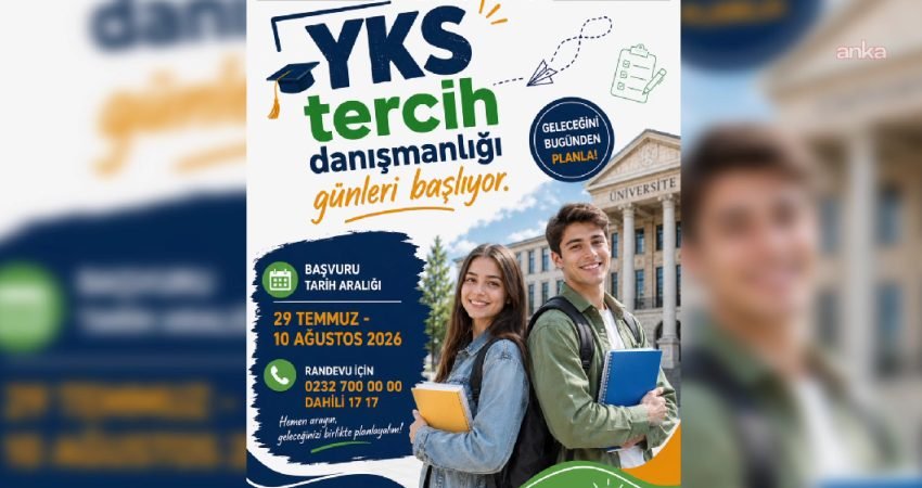 Menderes Belediyesi, YKS tercih döneminde öğrencilere danışmanlık desteği verecek. Menderes