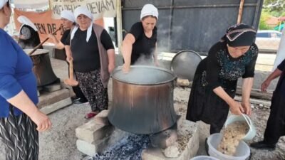 Yozgat’ın Sorgun İlçesine bağlı Bahadın Beldesi’nde her yıl düzenlenen Aşure
