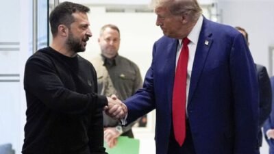 Ukrayna Devlet Başkanı Volodimir Zelenskiy, Washington'da ABD Başkanı Donald Trump