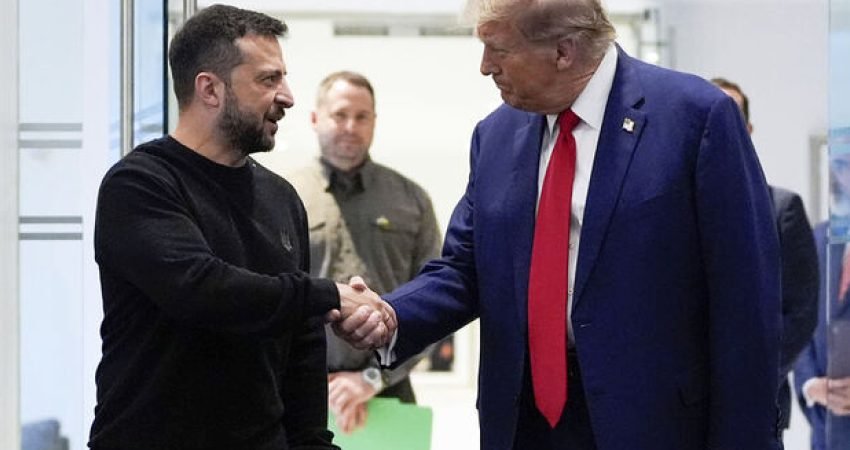 Ukrayna Devlet Başkanı Volodimir Zelenskiy, Washington'da ABD Başkanı Donald Trump