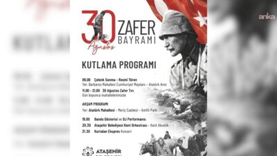 Ataşehir'de  30 Ağustos Zafer Bayramı; resmi tören, Zafer TIR’ı, bando