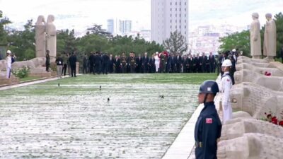 Cumhurbaşkanı Recep Tayyip Erdoğan ve devlet erkanı 30 Ağustos Zafer