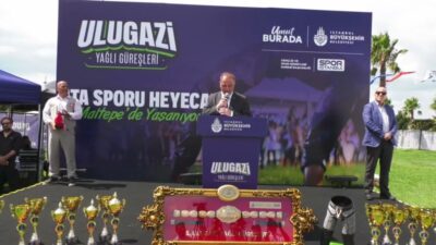 Ulugazi Yağlı Güreş Festivali’nde konuşan İBB Başkanvekili Nuri Aslan, “Bizler