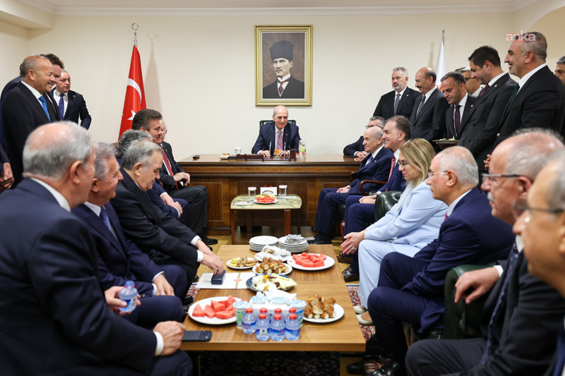 MHP Genel Başkanı Devlet Bahçeli, TBMM Başkanı Numan Kurtulmuş’a üzerinde