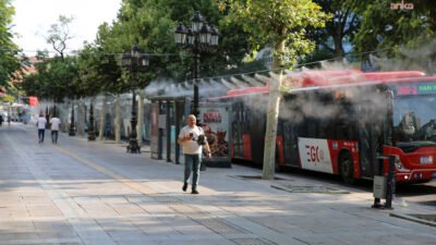 Ankara Büyükşehir Belediyesi, yaz aylarında artan sıcak havanın etkisini azaltmak