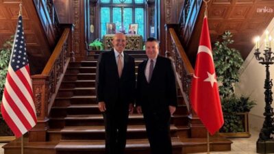ABD’nin Ankara Büyükelçisi Tom Barrack, Türkiye’nin Washington Büyükelçisi Sedat Önal