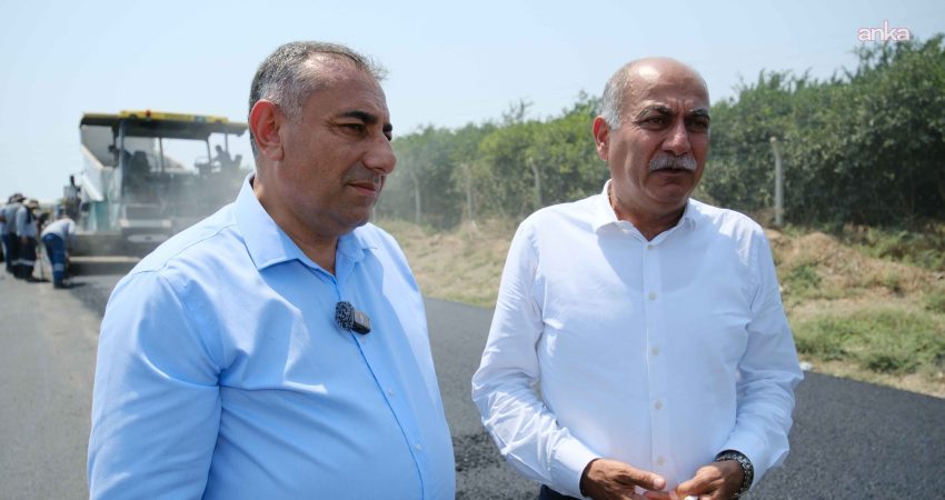 Adana Büyükşehir Belediye Başkan Vekili Güngör Geçer, Yumurtalık'ta devam eden