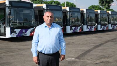 Adana Büyükşehir Belediye Başkan Vekili Güngör Geçer, araç filosuna katılan