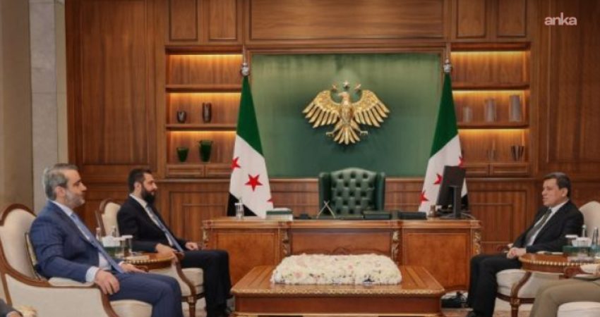 Suriye Cumhurbaşkanı Ahmed Şara, Suriye Demokratik Güçleri Genel Komutanı Mazlum