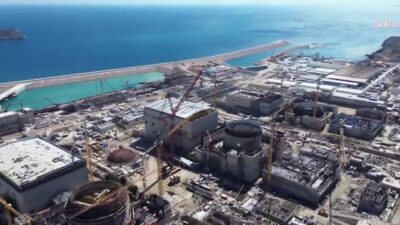 Rusya devlet şirketi Rosatom'un inşa ettiği, test amaçlı elektrik üretimi