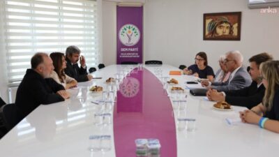 Almanya Birlik90/Yeşiller Partisi heyeti, DEM Parti'yi ziyaret etti.