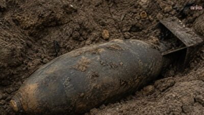 Almanya’nın Heidenau kentinde İkinci Dünya Savaşı’ndan kalma yaklaşık 250 kilogramlık