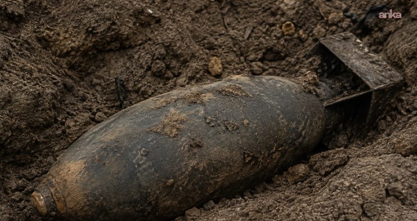 Almanya’nın Heidenau kentinde İkinci Dünya Savaşı’ndan kalma yaklaşık 250 kilogramlık