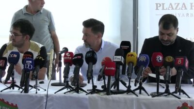 Amedspor Futbol Şube Sorumlusu Nedim Şimşek ve Teknik Direktör Besnik