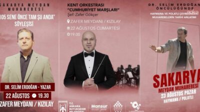 Ankara Büyükşehir Belediyesi, Sakarya Meydan Muharebesi’nin 105. yılına özel iki