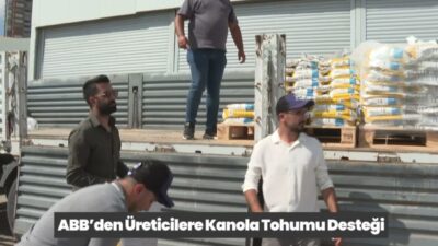 Ankara Büyükşehir Belediyesi’nin kanola tohumu desteği devam ediyor. 2025-2026 yılı