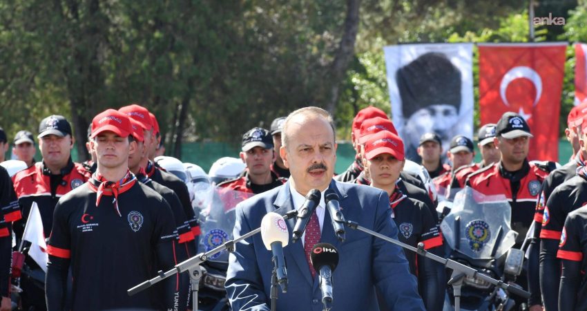 Ankara Valisi Yakup Canbolat, İl Emniyet Müdürlüğü Motosikletli Polis Timleri