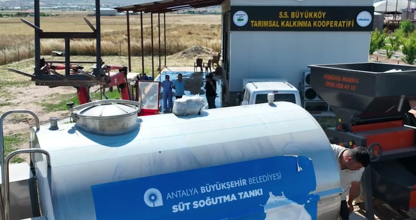 Antalya Büyükşehir Belediyesi, hayvancılıkla uğraşan üreticilerin kullanımına sunulmak üzere Korkuteli