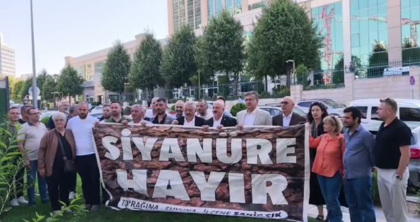 Artvin'in Murgul ilçesinde Cengiz Holding tarafından yapılması planlanan "siyanürlü Tank