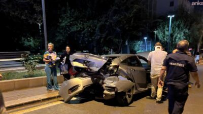 Ankara’nın Çankaya ilçesinde Atatürk Bulvarı Kuğulu Alt Geçidi’nde meydana gelen