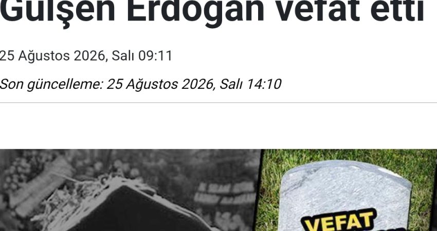 Aydın Denge Gazetesi'nin sosyal medya hesabından Gülşen Erdoğan isimli kişinin