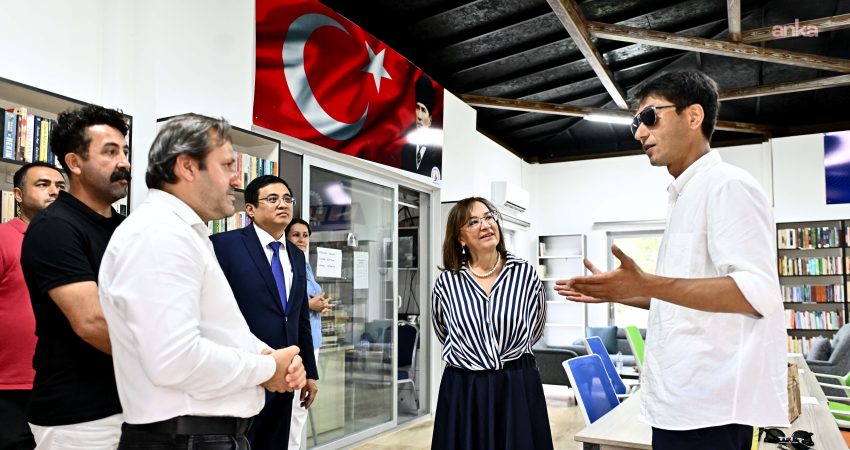 Muratpaşa Belediyesi, usta yazar Cengiz Aytmatov’un oğlu Eldar Aytmatov’u ve