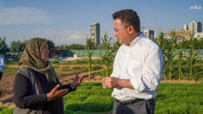DEVA Partisi Genel Başkanı Ali Babacan, Yenimahalle Serhat Mahallesi’nde sebze