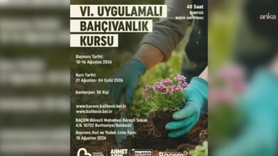 Balıkesir Büyükşehir Belediyesi Çiftçi Eğitim Merkezi (BAÇEM) tarafından düzenlenen "VI.