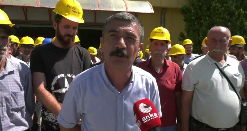 Bağımsız Maden-İş Sendikası Genel Başkanı Gökay Çakır, Ankara Valiliği'nin eylem