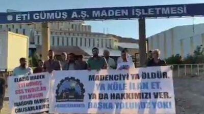 Bağımsız Maden-İş Sendikası, Elazığ Eti Gümüş’te çalışan madencilerin ücretlerinin 6