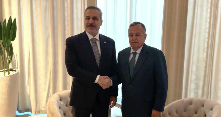 Dışişleri Bakanı Hakan Fidan, Arap Ligi Genel Sekreteri Nebil Fehmi