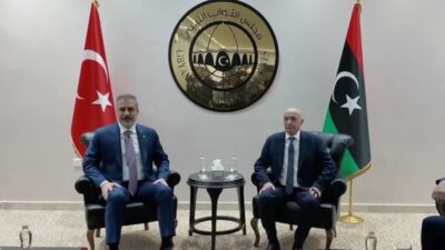 Dışişleri Bakanı Hakan Fidan, Bingazi'de Temsilciler Meclisi Başkanı Agila Salih