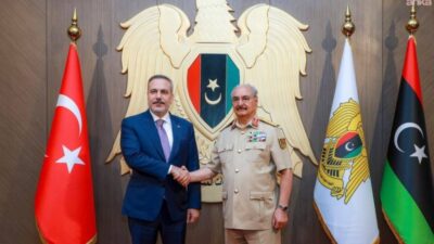 Dışişleri Bakanı Hakan Fidan, Bingazi'de Libya Ulusal Ordusu Genel Komutanı
