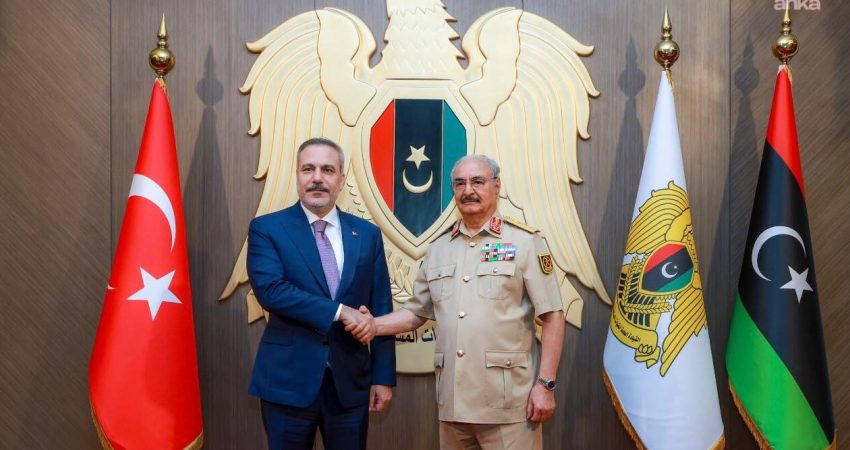 Dışişleri Bakanı Hakan Fidan, Bingazi'de Libya Ulusal Ordusu Genel Komutanı