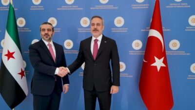 Dışişleri Bakanı Hakan Fidan, Suriye Dışişleri Bakanı Esad Hasan Şeybani