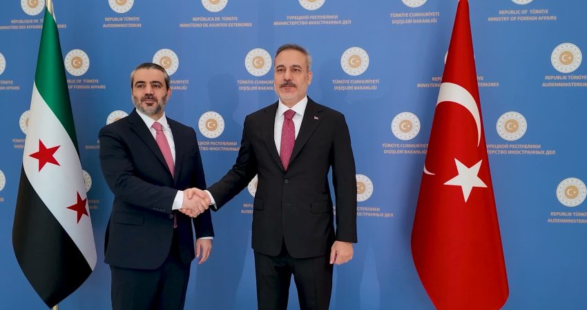 Dışişleri Bakanı Hakan Fidan, Suriye Dışişleri Bakanı Esad Hasan Şeybani