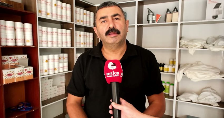 Türkiye Arı Yetiştiricileri Merkez Birliği Başkan Yardımcısı Kazım Doğan, yağışlı