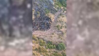 Balıkesir’in Altıeylül ilçesine bağlı Büyükbostancı Mahallesi’nde çıkan orman yangını, Orman