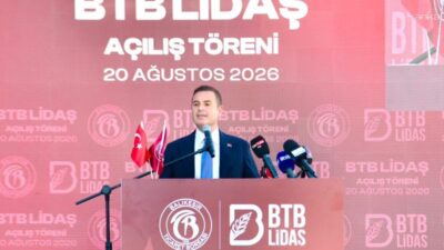 Balıkesir Ticaret Borsası iştiraki BTB LİDAŞ lisanslı deposunun açılışında konuşan