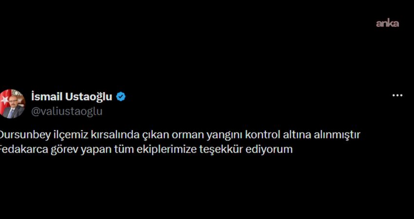 Balıkesir Dursunbey’de orman yangını kontrol altına alındı Balıkesir’in Dursunbey ilçesinde kırsal alanda çıkan orman yangını, ekiplerin müdahalesiyle