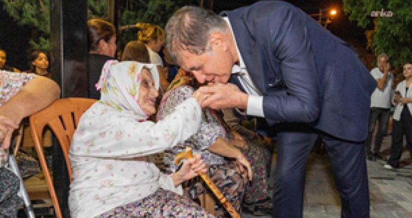 İzmir Büyükşehir Belediye Başkanı Cemil Tugay, Beydağ’ın Erikli Mahallesi'ne yaptığı