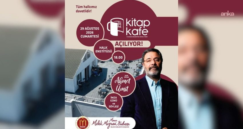Bilecik Belediyesi, 4. Kitap Kafe’yi Ahmet Ümit’in katılımıyla açıyor Bilecik Belediyesi tarafından Halk Enstitüsü bünyesinde hazırlanan kentin 4. Kitap