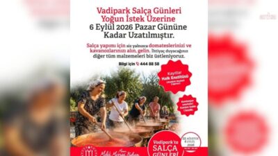Bilecik Belediyesi’nin Vadipark Sosyal Tesisleri’nde başlattığı salça yapım günlerine vatandaşlardan
